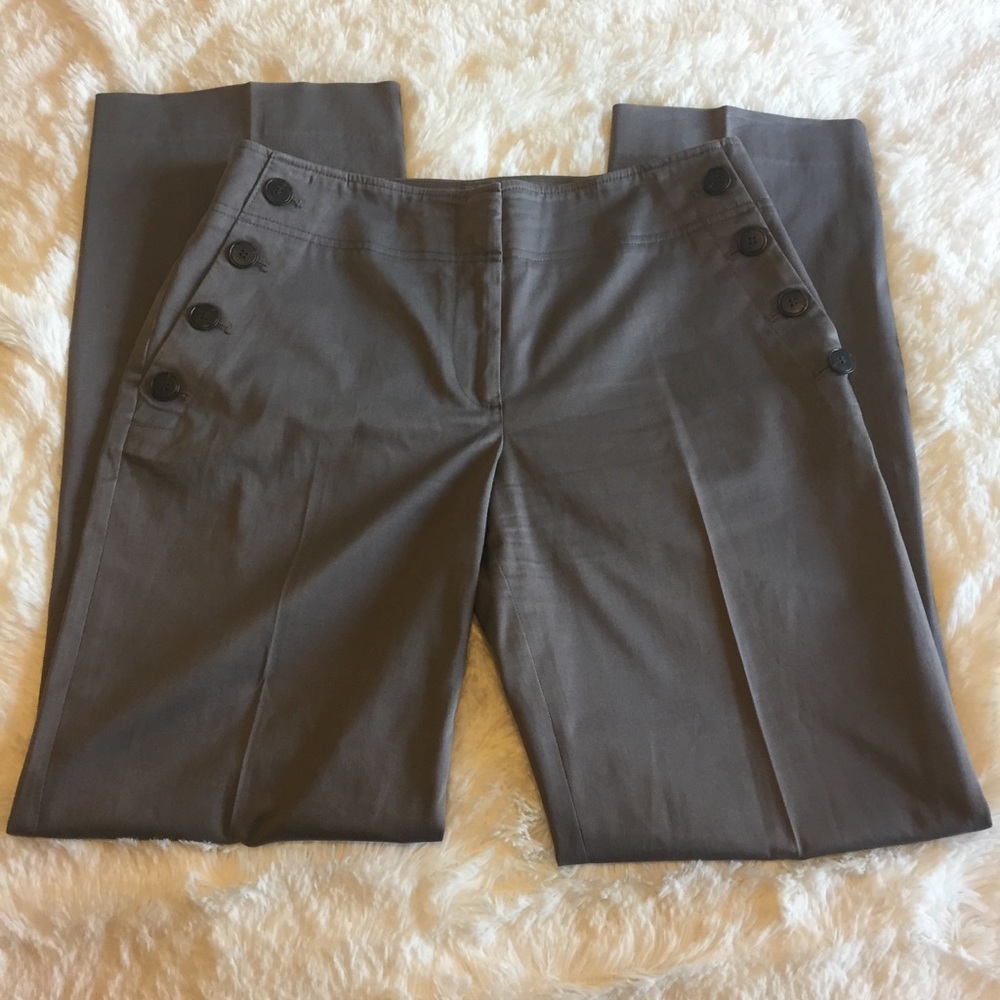 Loft Julie Sailor Trouser Gray Dress Pant 6